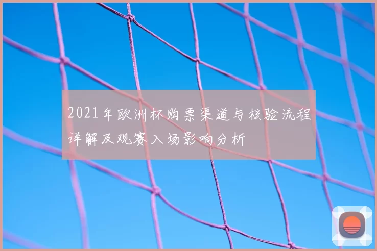 2021年欧洲杯购票渠道与核验流程详解及观赛入场影响分析